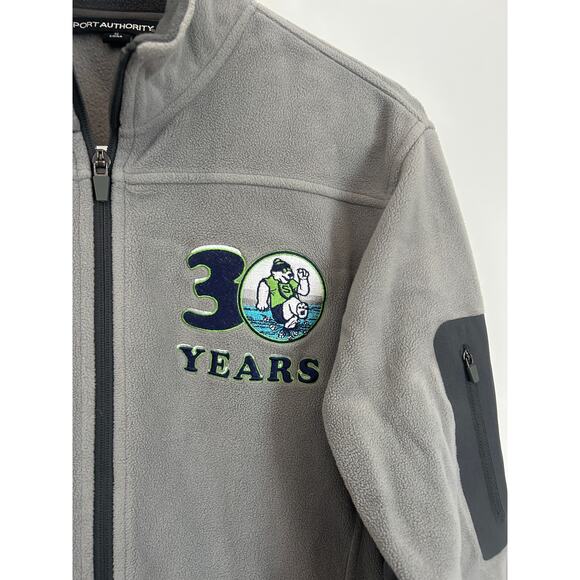 Polar Bear Plunge 30 years Zip Up Fleece - Seaside Heights NJ Small - Picture 3 of 7